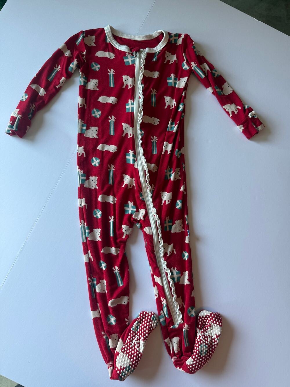 Kickee Pants 2T Christmas Pajamas Sleeper